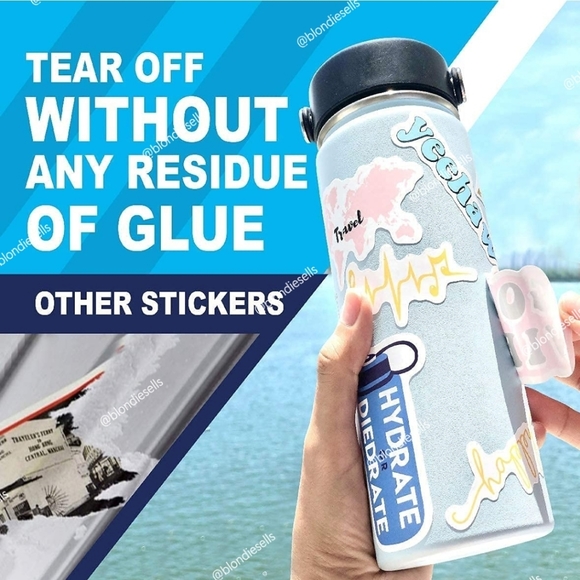 50 Stickers | Choose Happy | Gloss Finish | Brand New - Picture 7 of 9